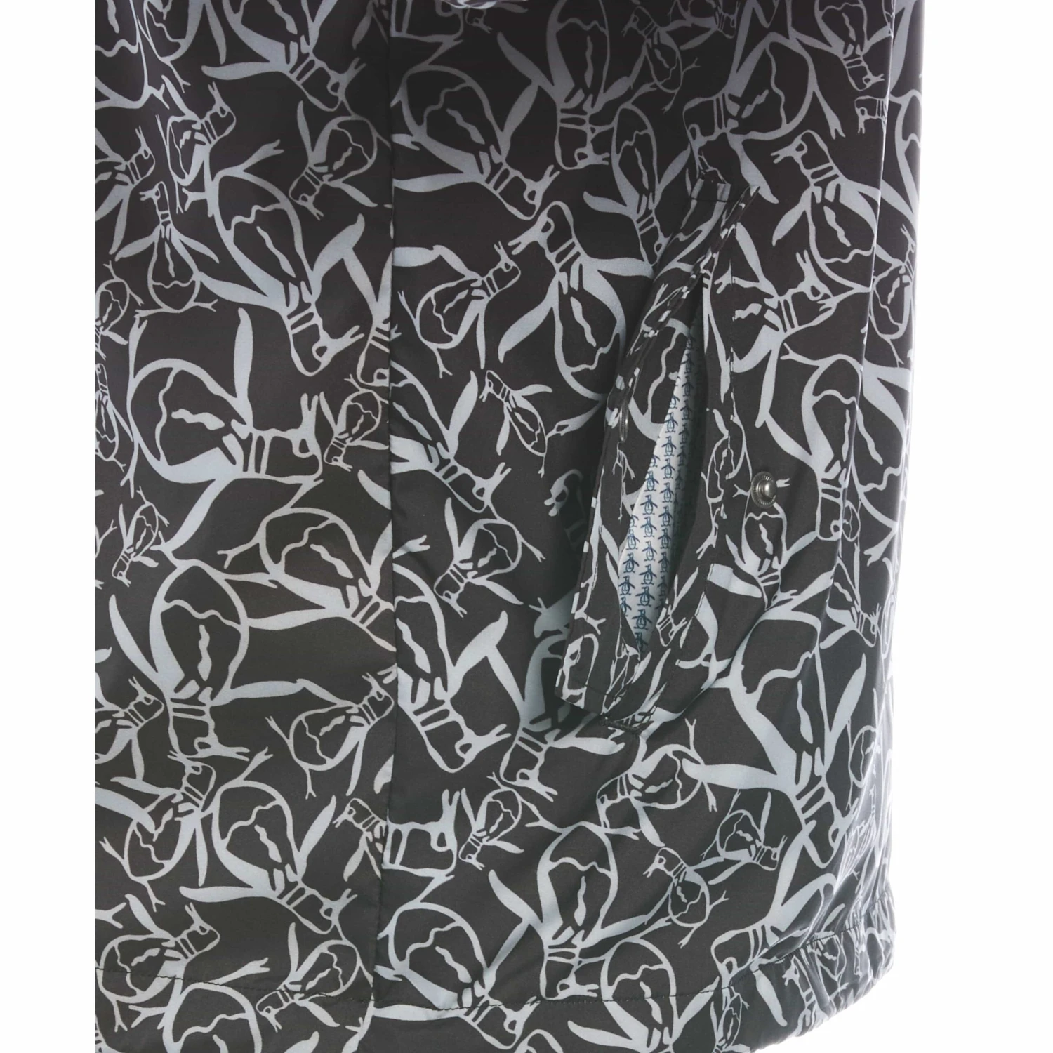 Original Penguin 1/4 Zip Penguin Print Golf Windbreaker Jacket 4 Original Penguin 1/4 Zip Penguin Print Golf Windbreaker Jacket - Image 4