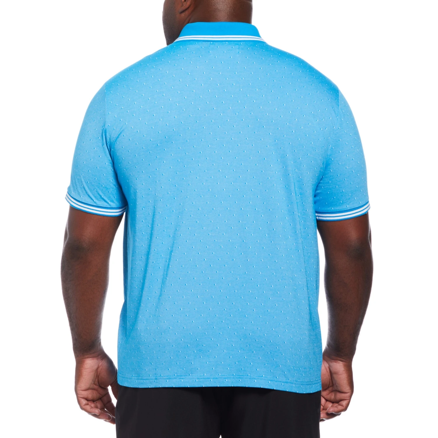 Original Penguin Big & Tall Cotton Jacquard Allover Dobby Print Polo 2 Original Penguin Big & Tall Cotton Jacquard Allover Dobby Print Polo - Image 2