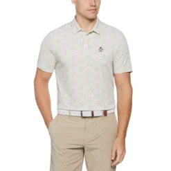 Original Penguin Chi Chi Allover Tribal Print Golf Polo
