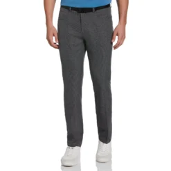 Original Penguin Flat Front Fine Line Print Golf Pant