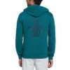 Original Penguin Full Zip Back Logo Hoodie