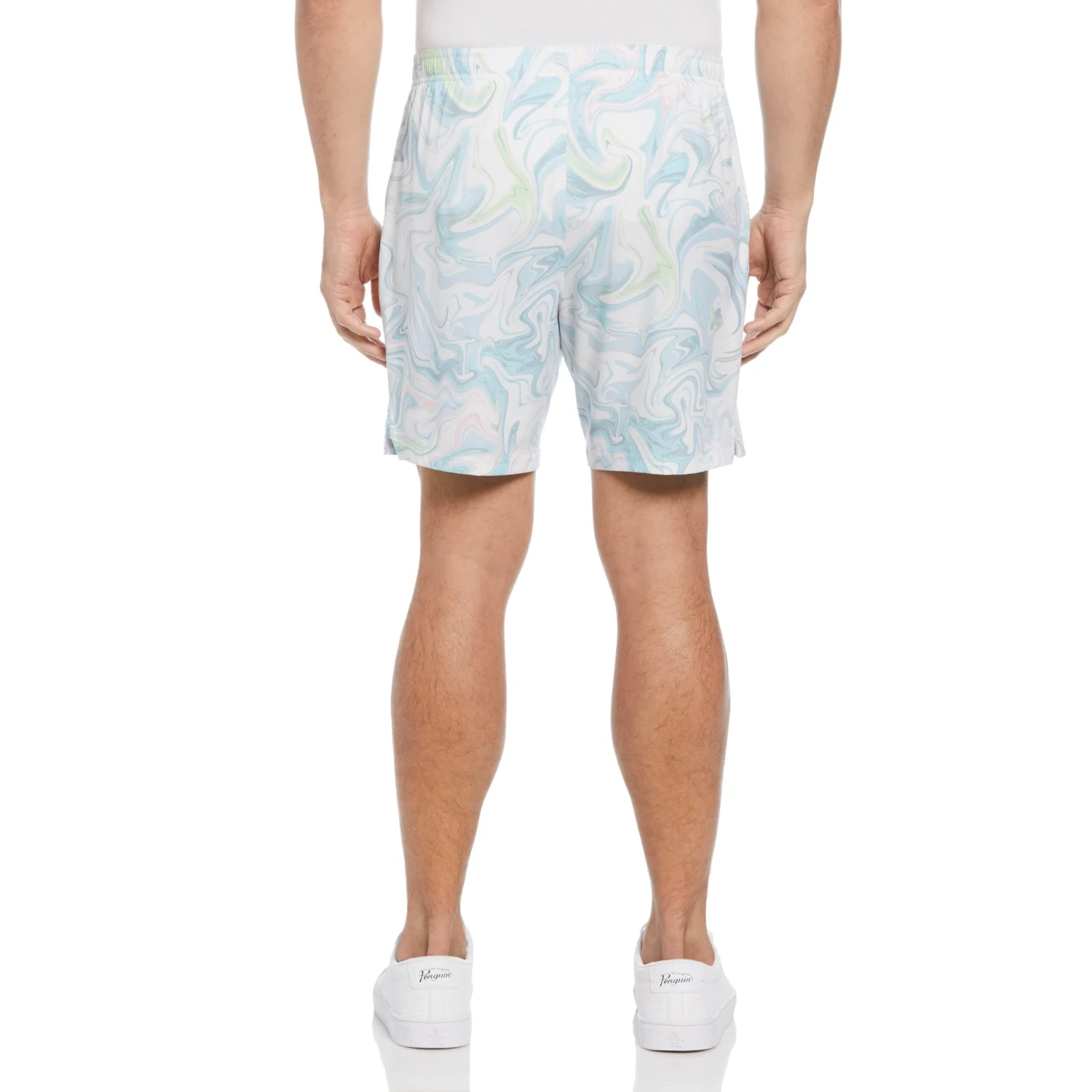 Original Penguin Marble Print Performance Tennis Short 2 Original Penguin Marble Print Performance Tennis Short - Image 2