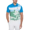 Original Penguin "Pete On The Course" Novelty Print Golf Polo