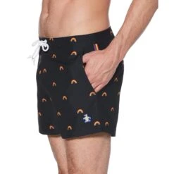 Original Penguin Pride Rainbow Print Swim Short -Original Penguin Pride Rainbow Print Swim Short Original Penguin 3