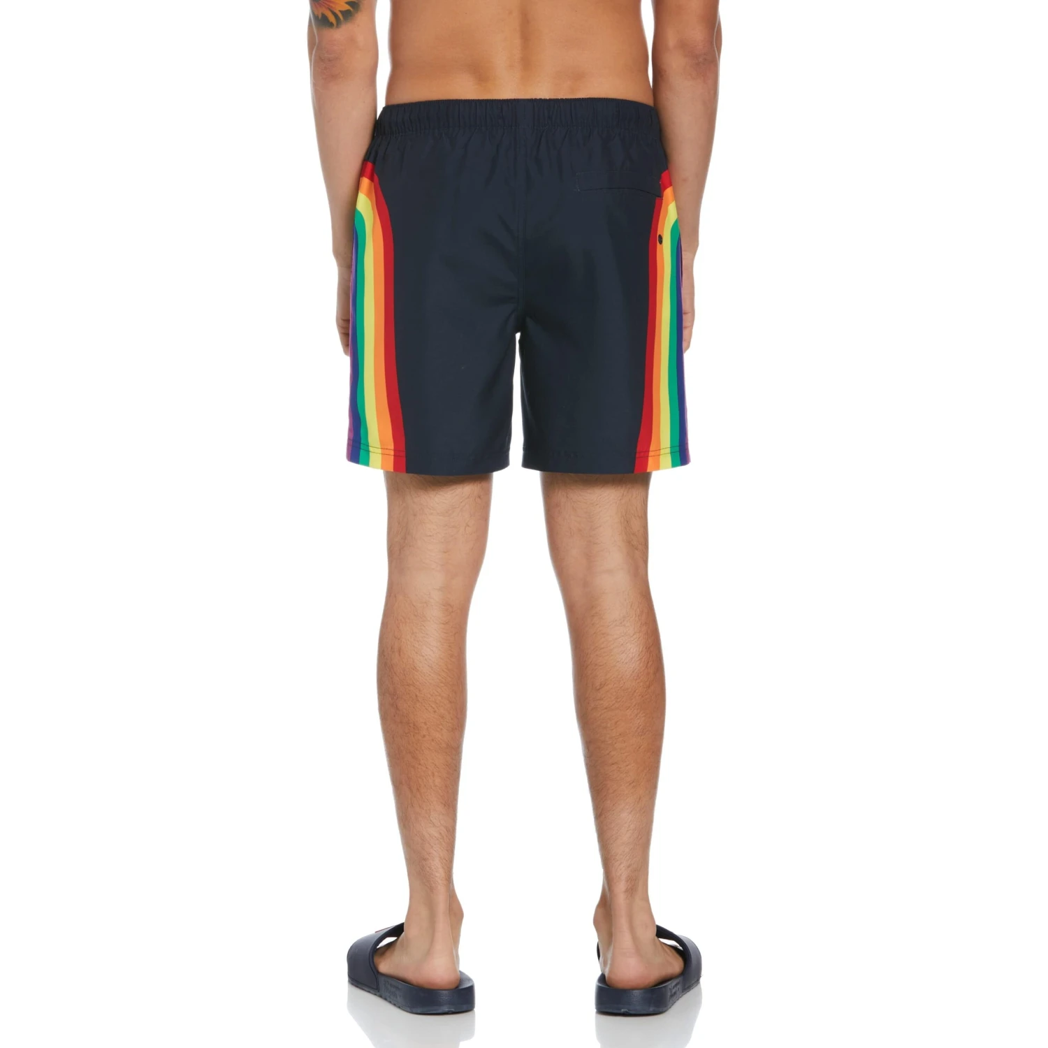 Original Penguin Rainbow Pride Swim Shorts 3 Original Penguin Rainbow Pride Swim Shorts - Image 3