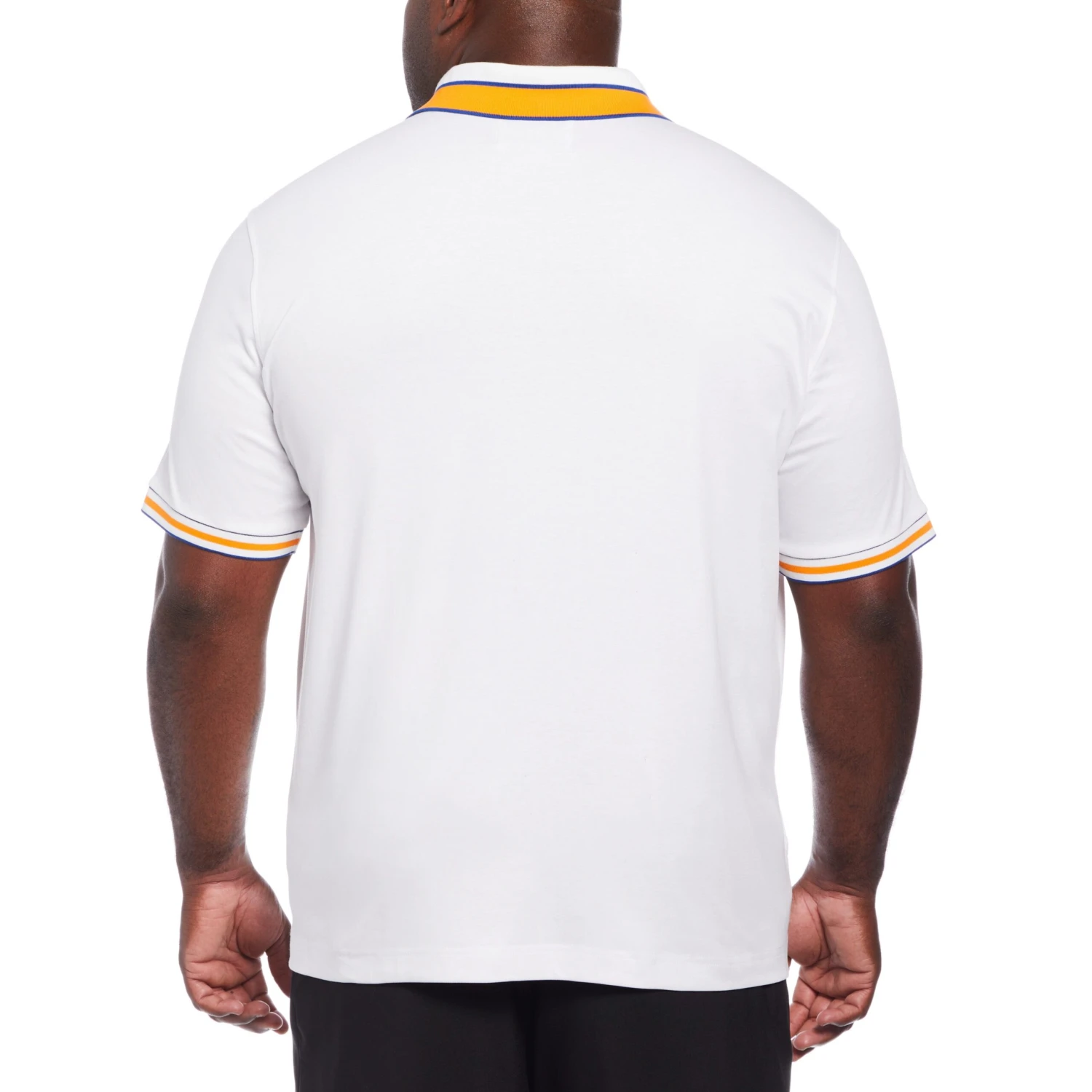 Original Penguin Striped Collar And Cuff Interlock Polo 2 Original Penguin Striped Collar And Cuff Interlock Polo - Image 2