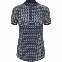 Original Penguin Women's Geo Blade Collar Golf Polo