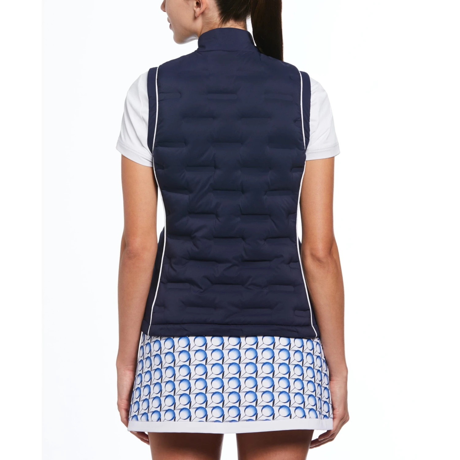 Original Penguin Womens Insulated Woven Golf Vest Jacket 2 Original Penguin Womens Insulated Woven Golf Vest Jacket - Image 2