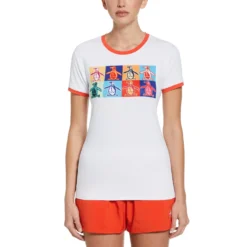 Original Penguin Women's Pop Art Pete Performance Tennis Tee